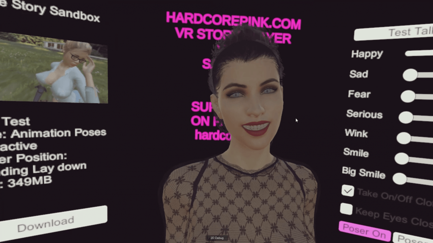 Hardcore Pink VR Story.