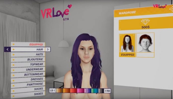 VRLove adult VR Game